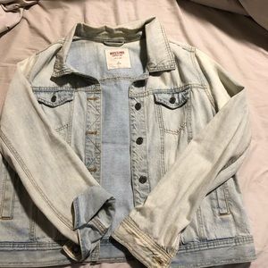 Light wash denim jacket